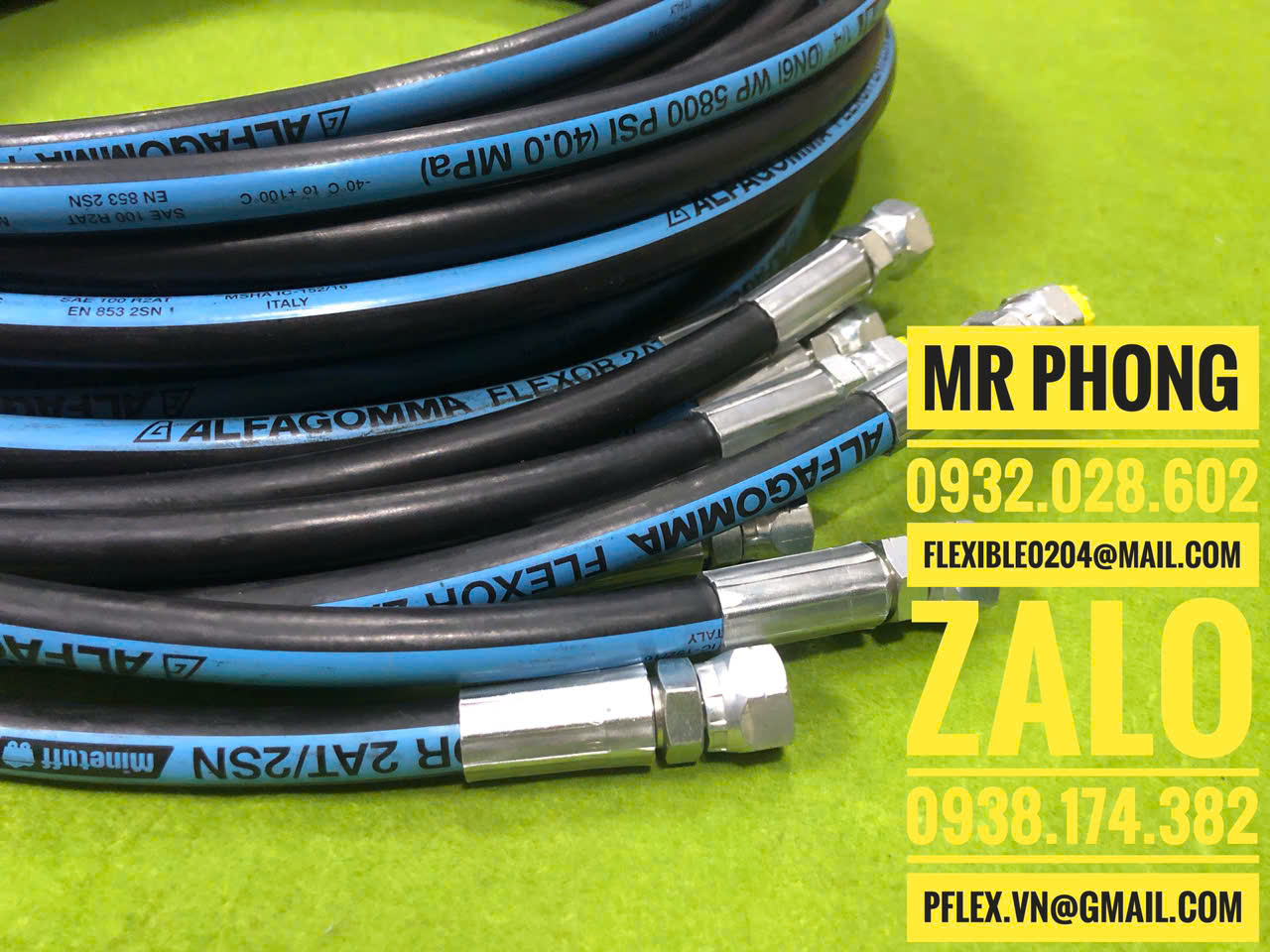 Ống mềm thủy lực 2 lớp Alfagomma