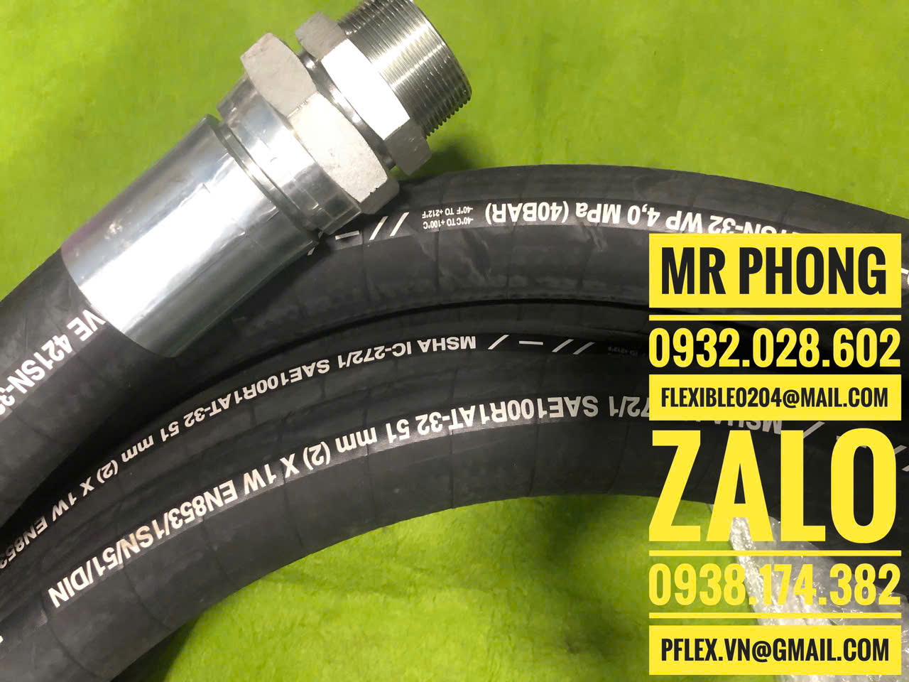 Ống tuy ô thủy lực 2 lớp thép 2SN Parker
